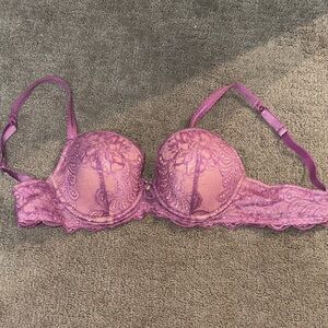 Le Mystere Lavender/Purple Lace Bra 34C